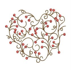 Folk Hearts 2 07 machine embroidery designs