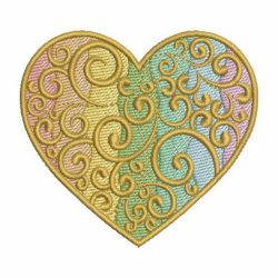 Folk Hearts 2 08 machine embroidery designs