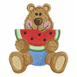 Summertime Bears 02 machine embroidery designs