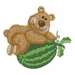 Summertime Bears 04 machine embroidery designs