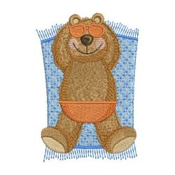 Summertime Bears 07 machine embroidery designs