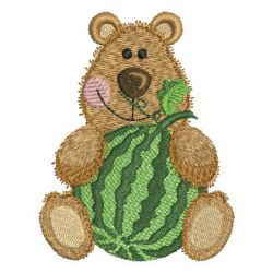 Summertime Bears 08 machine embroidery designs