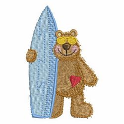 Summertime Bears 10 machine embroidery designs