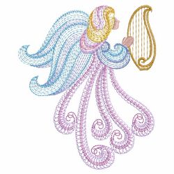 Rippled Angels 08(Lg) machine embroidery designs