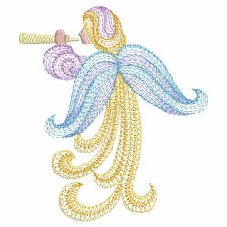 Rippled Angels 10(Lg) machine embroidery designs