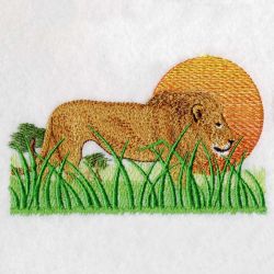 African Lion 3 01(Sm) machine embroidery designs