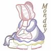 Sunbonnet Days of the Week(Sm)