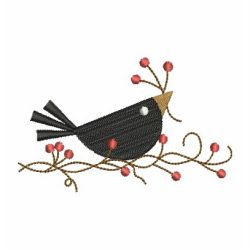 Folk Crows 02 machine embroidery designs