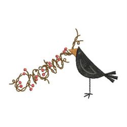 Folk Crows 07 machine embroidery designs