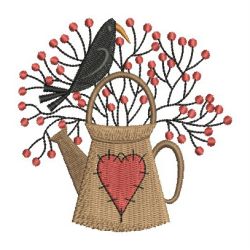 Folk Crows 08 machine embroidery designs