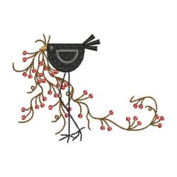 Folk Crows 09 machine embroidery designs