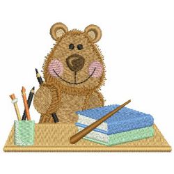 School Bears machine embroidery designs
