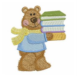 School Bears 09 machine embroidery designs