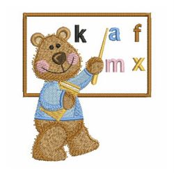 School Bears 10 machine embroidery designs