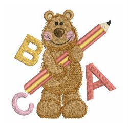 School Bears 11 machine embroidery designs