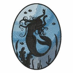 Mermaid Silhouettes machine embroidery designs
