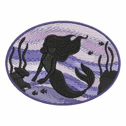Mermaid Silhouettes 10 machine embroidery designs