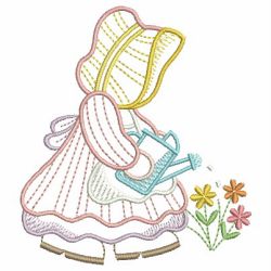 Monthly Sunbonnet Sue 05(Md) machine embroidery designs