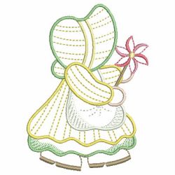 Monthly Sunbonnet Sue 06(Md) machine embroidery designs