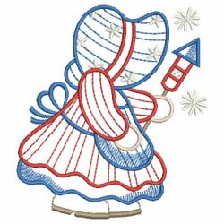 Monthly Sunbonnet Sue 07(Lg) machine embroidery designs