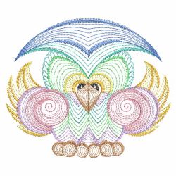 Rippled Owls 04(Md) machine embroidery designs