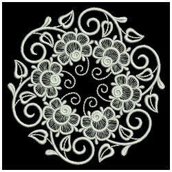 White Work Roses 2 05 machine embroidery designs