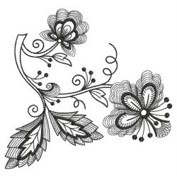 Jacobean Black 2 08(Sm) machine embroidery designs