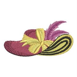 Victorian Hats 06 machine embroidery designs