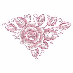 Sketched Roses 04(Lg) machine embroidery designs