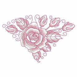 Sketched Roses 04(Md) machine embroidery designs