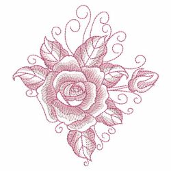 Sketched Roses 05(Lg) machine embroidery designs