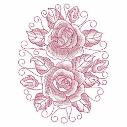 Sketched Roses 06(Lg) machine embroidery designs