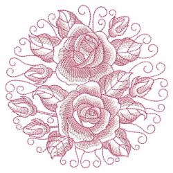 Sketched Roses 07(Lg) machine embroidery designs