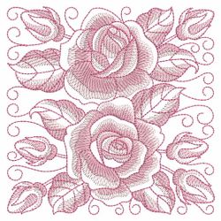 Sketched Roses 08(Lg) machine embroidery designs