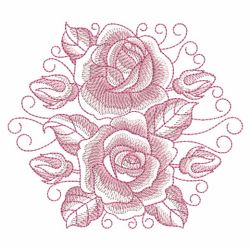 Sketched Roses 09(Lg) machine embroidery designs