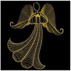 Golden Rippled Angels 03(Sm) machine embroidery designs