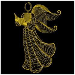 Golden Rippled Angels 08(Md) machine embroidery designs