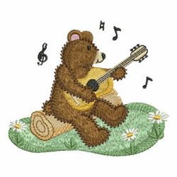 Springtime Bears 05 machine embroidery designs