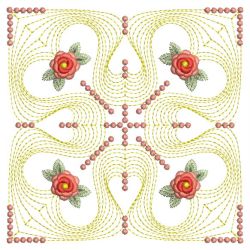 Roses Enticement Quilt 2 08(Sm) machine embroidery designs