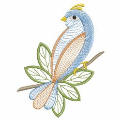 Rippled Neon Birds 10(Sm) machine embroidery designs
