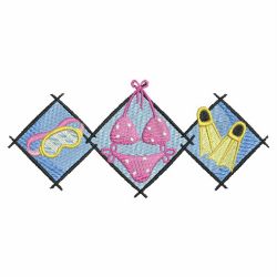 Trio Border 02(Lg) machine embroidery designs