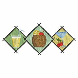 Trio Border 04(Lg) machine embroidery designs