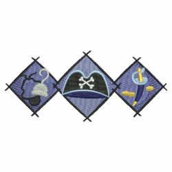 Trio Border 08(Lg) machine embroidery designs