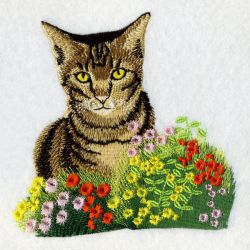 Springtime Kitten 02(Sm) machine embroidery designs