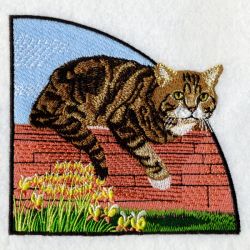 Springtime Kitten 05(Sm) machine embroidery designs