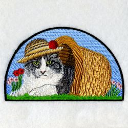 Springtime Kitten 06(Lg) machine embroidery designs