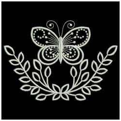 White Work Butterflies 2 08(Sm)