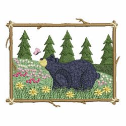 Four Seasons Bear machine embroidery designs