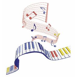 Rippled Music Notes 2 07(Md)