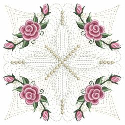 Pearl Roses Quilt 2 04(Lg)